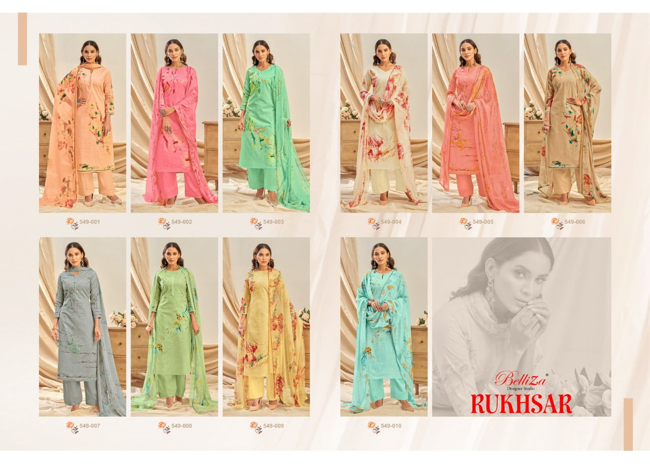 Pure Cotton Designer Dress Material