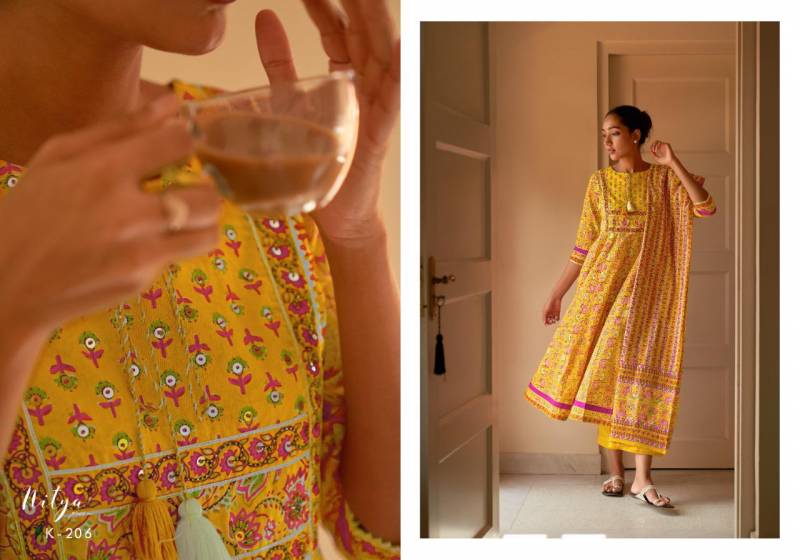Chic Embroidered Cotton Festive Suit Set