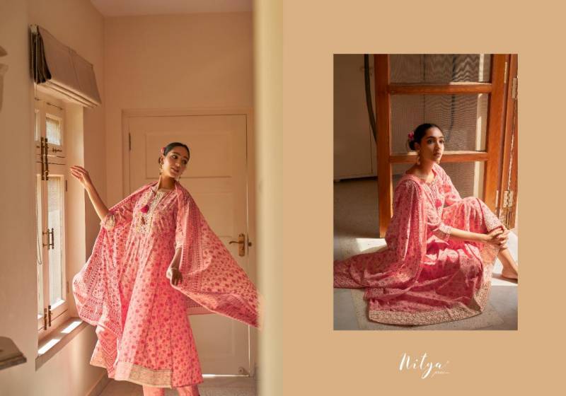 Chic Embroidered Cotton Festive Suit Set