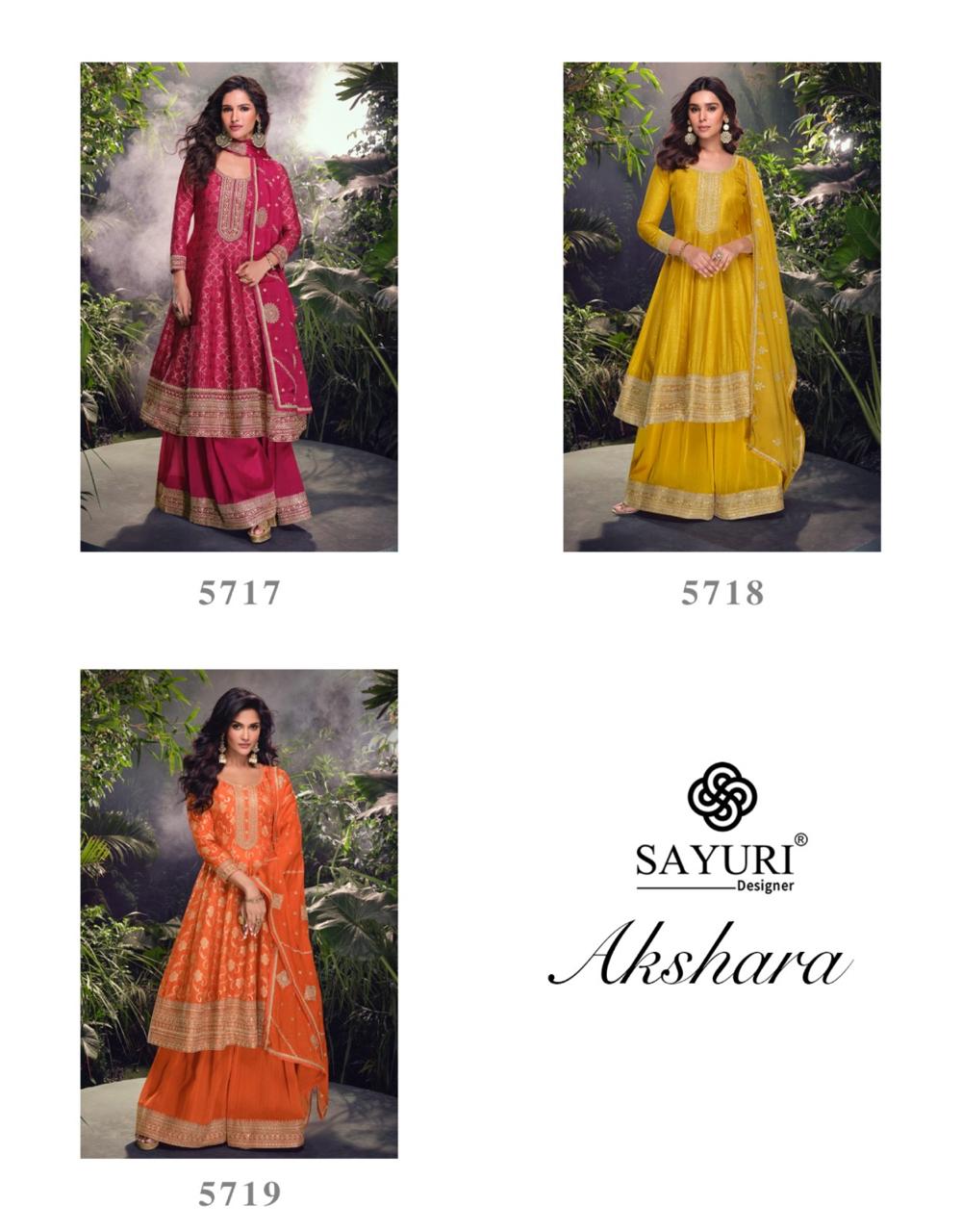 Radiant Jacquard Silk Anarkali Palazzo Suit