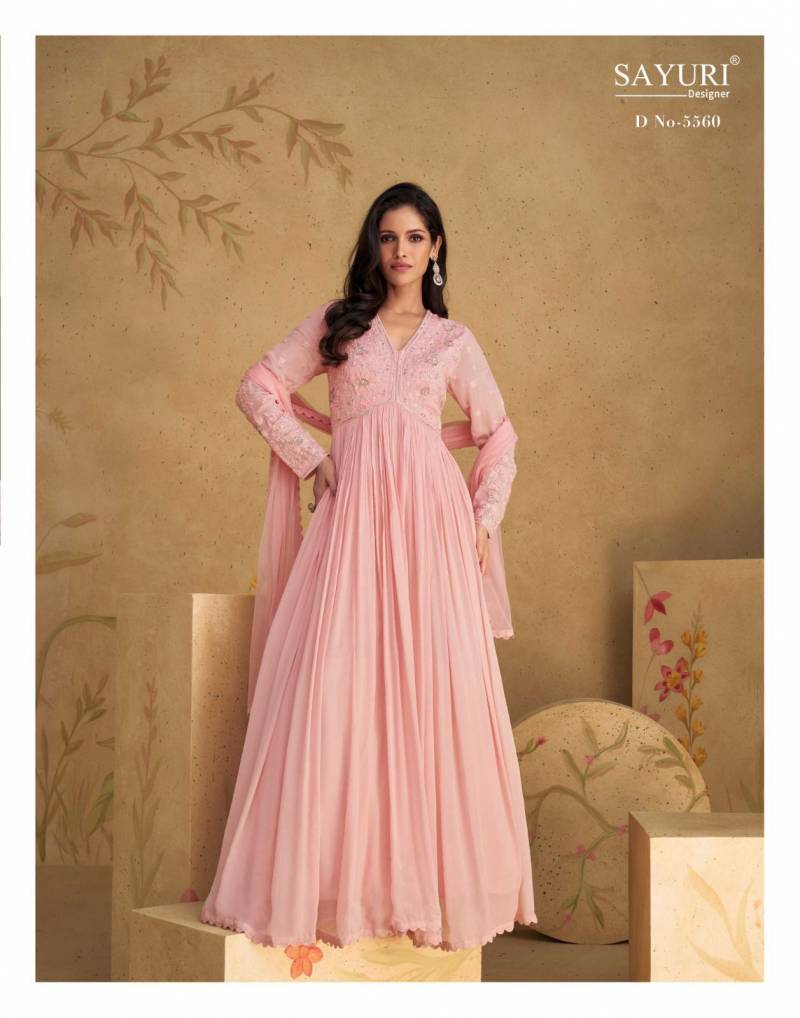 Graceful Georgette Embroidered Set
