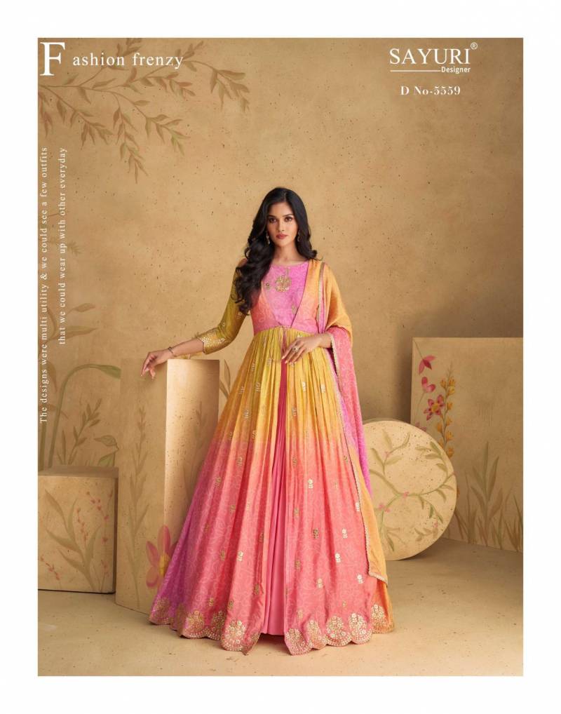 Graceful Georgette Embroidered Set