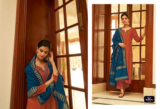 Refined Designer Kurti Set with Bottom & Dupatta